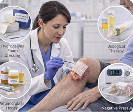 Advanced Wound Dressings and Therapies